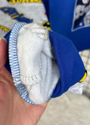 Бавовняна піжама бетмен, хлопокая пижама утепленная, бавовняна піжама бетмен3 фото