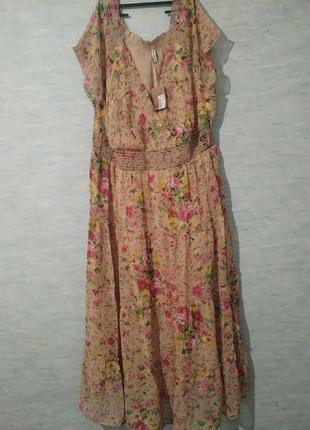 Новое шикарное платье миди батал, женское платье, женский сарафан, женская одежда, женская обувь2 фото