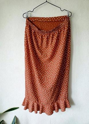 Текстурированная миди юбка  quiz 14 uk6 фото