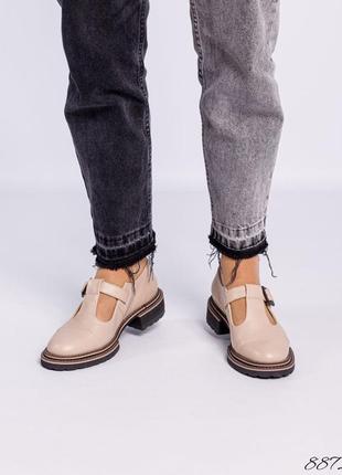 Кожаные туфли с пряжкой натуральная кожа кожа лежаные туфлы с пряжкой натуральная кожа3 фото