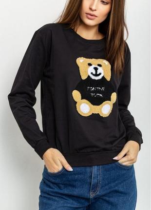 Світшот з принтом ведмедик 🧸