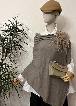 Кашмир, шовк, шерсть,пончо,oro cashmere,italy