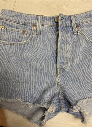 Levis 501 og shorts ld99 blue 27 шорти джинсові в привет7 фото