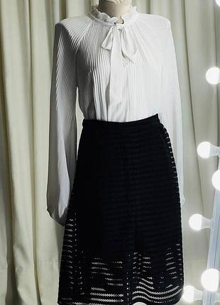 Шикарная нарядная черная юбка