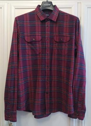 Сорочка, фланель, в клітку