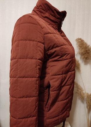 Стильная молодежная терракотовая куртка2 фото