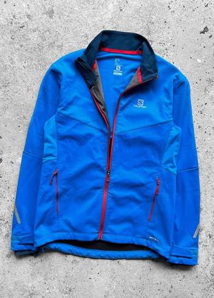 Salomon men’s blue full zip jacket куртка