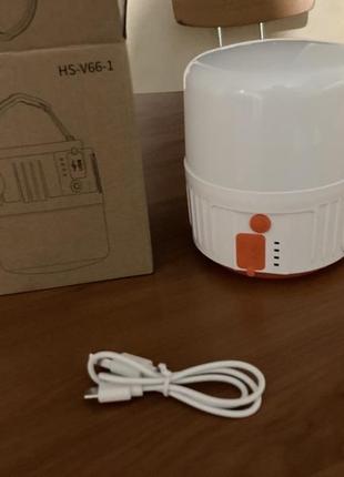 Ліхтар лампа з акумулятором 6000 !!! та сонячною батареєю