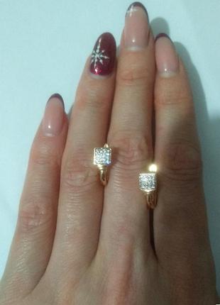 Серьги из мед.золота
