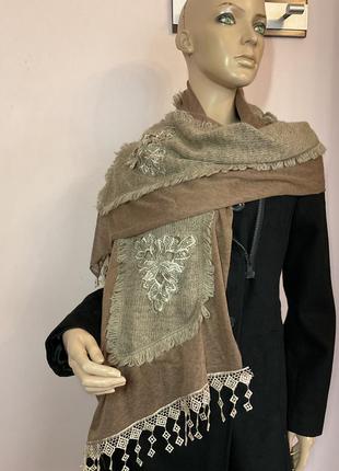 Комбінований шарф в стані нового