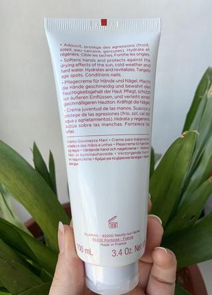 Крем для рук clarins hand & nail treatment cream3 фото