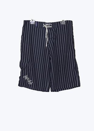 Aloha surf/круті чоловічі шорти синього кольору в смужку