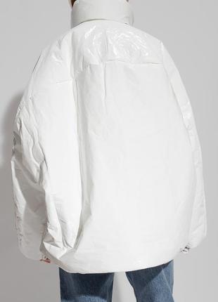 Женская белая куртка diesel w-monica jacket a08616 0sgax3 фото