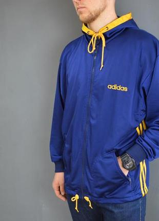 Крутое винтажное худи adidas vintage full zip hodie