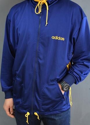 Крутое винтажное худи adidas vintage full zip hodie2 фото