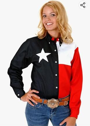 Рубашка в виде флага техаса