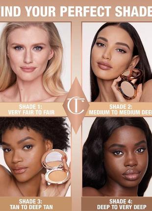 Матуюча фінішна пудра для обличчя charlotte tilbury airbrush flawless finish setting powder3 фото