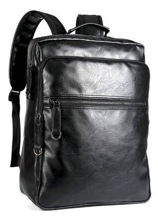 Повсякденний чоловічий міський рюкзак + візитниця в подарунок7 фото