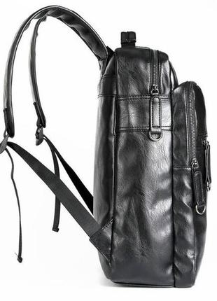 Повсякденний чоловічий міський рюкзак + візитниця в подарунок9 фото