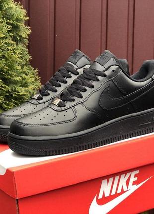 Р.36-45 кроссовки nike air force черные ks 11423