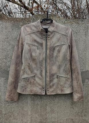 Куртка/ветровка bonita с животным принтом/анималистический принт под змеиную кожу...