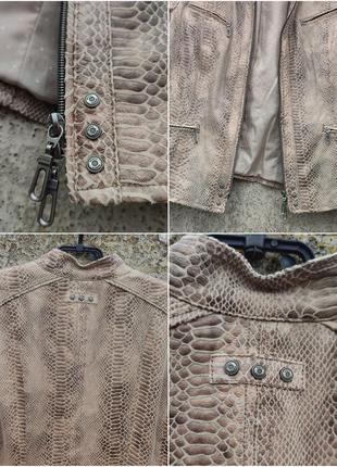 Куртка/ветровка bonita с животным принтом/анималистический принт под змеиную кожу...