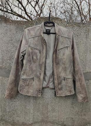 Куртка/ветровка bonita с животным принтом/анималистический принт под змеиную кожу...