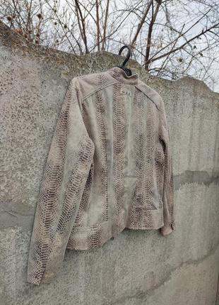 Куртка/ветровка bonita с животным принтом/анималистический принт под змеиную кожу...