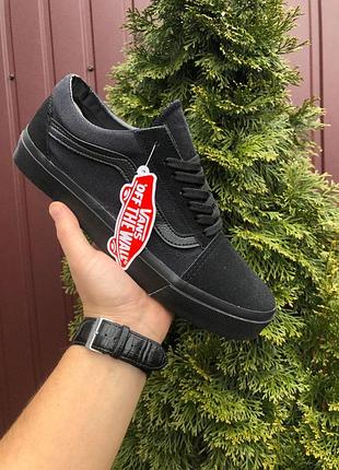 Р.36-42 кроссовки vans old skool черные ks 11430