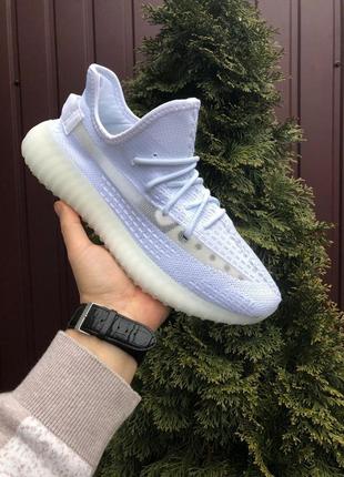 Р.41-46 кроссовки adidas yeezy boost белые