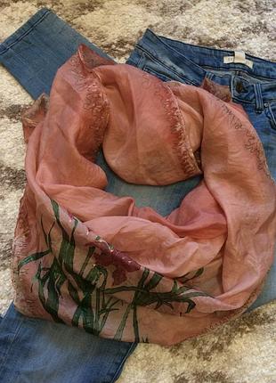 Яркий фирменный шарф-платок accessorize,красивый шарфик в подарок