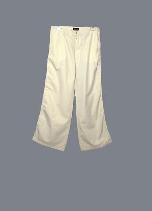 Otto kern/ широкие бежевые брюки/брюки в спортивном стиле с лампасами3 фото