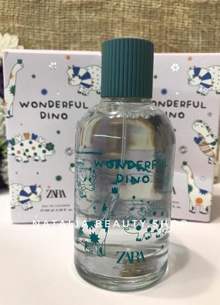 Туалетна вода zara wonderful dino для хлопчиків 100 мл