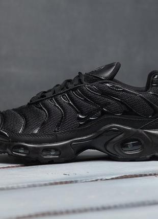 Кроссовки nike air max plus black2 фото