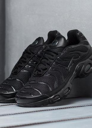 Кроссовки nike air max plus black1 фото