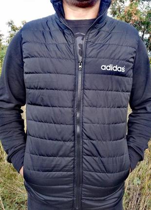 Утепленный мужской жилет большого размера ог 130-140-150-160-170-180 см