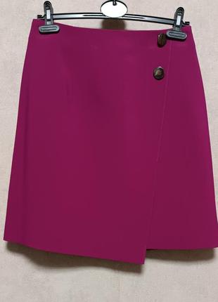 Брендова спідниця m&s collection marks& spenser на високій посадці фуксія