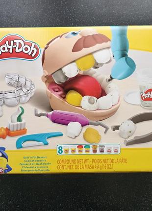 Набор для лепки hasbro play-doh мистер зубастик (f1259)