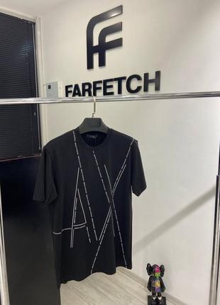 Armani оверсайз чоловіча футболка / якісні футболки армані для чоловіків