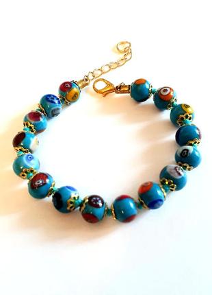 Браслет из муранского стекла