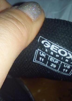 Кроссовки кожаные на липучках  geox 29 размер2 фото