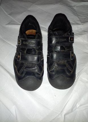 Кроссовки кожаные на липучках  geox 29 размер5 фото