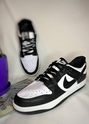 Nike sb dunk black&amp;white4 фото