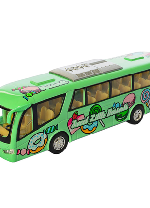 Машинка металлическая инерционная автобус dessert kinsmart ks7103w 1:65