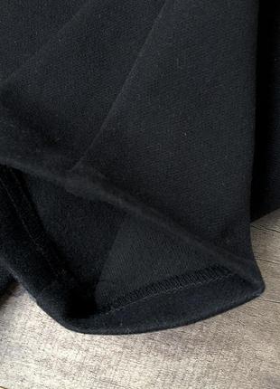 Тёплые плотные брюки в чёрном цвете4 фото