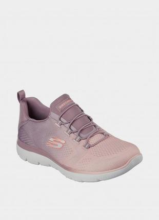 Текстильные кроссовки skechers / женские кроссовки скечерс