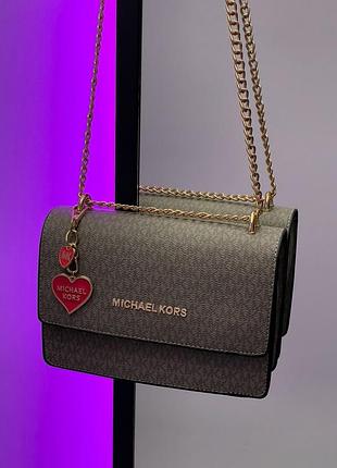 Сумка в стиле 👜 michael kors mini bag grey 3