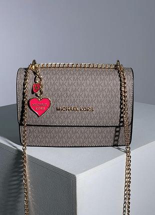 Сумка в стиле 👜 michael kors mini bag grey 5