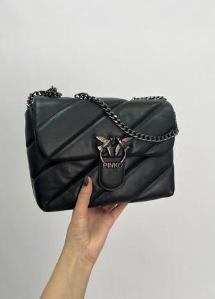 Сумка в стиле 👜 pinko puff black