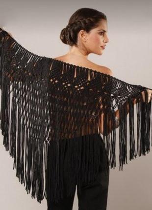 Платок макраме